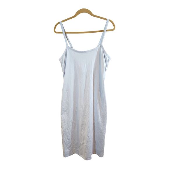 NWT Adore Me Felicity Sleeveless Ruched Loungewear Dress in Blue Women's 0X - Picture 1 of 5